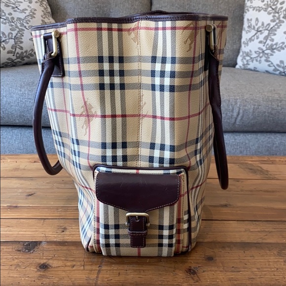 Burberry Haymarket Tote - Picture 6 of 8